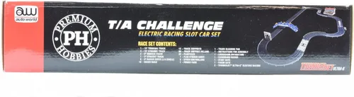Vista 5 de Auto World/Premium Hobbies T/A Challenge Mustang VS Camaro a escala HO Set de juego de carreras de coche con ranura CP7973
