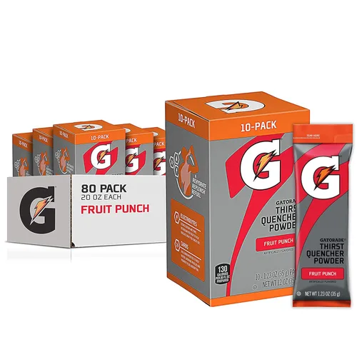 Vista 9 de Gatorade Thirst Quencher - Palitos de polvo, paquete variado de 3 sabores (paquete de 30) Mezcla de bebida en polvo de electrolitos