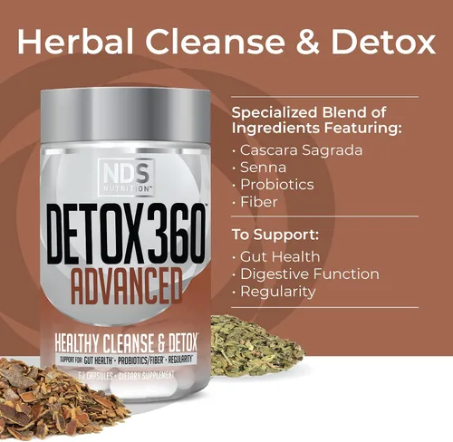 Vista 8 de FitLife Brands Nutrition Detox 360 Advanced - Limpieza y desintoxicación con probióticos y fibra para apoyar la salud y el bienestar intestinal