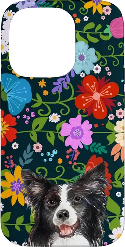 Vista 17 de Border Collie Ditsy Flower Floral Pattern for Women Case for iPhone 17