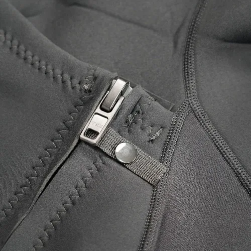 Vista 5 de Trajes de neopreno para hombres y mujeres, traje húmedo con cremallera en el pecho para agua fría, guante de cuerpo completo de 0.036 pulgadas