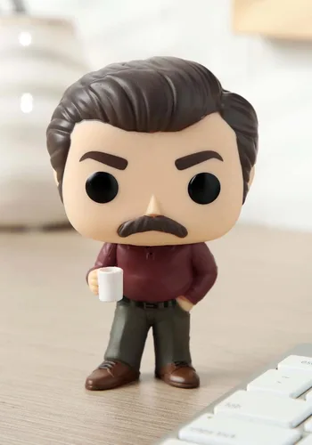 Vista 2 de Funko Pop Television: Parques y Recreación, Muñeco Ron Swanson