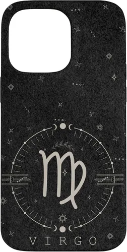 Vista 21 de Aesthetic Virgo Zodiac Sign Astrological Stars Celestial Case for iPhone 17