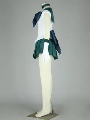 Vista 4 de Disfraz de cosplay de Neptuno KaiOu Michiru para mujer, juego de 6 piezas