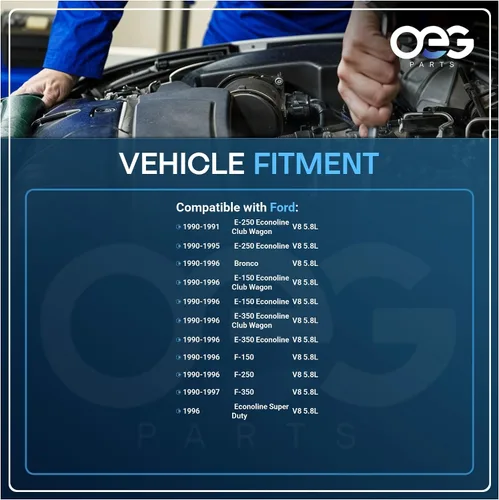 Vista 4 de OEG Parts Nuevo Distribuidor Compatible con Ford F-150 F150 F250 F250 F-350 F350 E-150 E250 E350 5.8 351 V8 1990-1997, Reemplaza E9TE-12127-CA