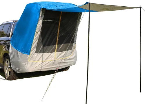 Vista 11 de SUV Tailgate Tent with Tailgate Accessories Awnings & Shelters, Hatchback Tent,UPF 50++ with Portable Waterproof Storage Bag for Any