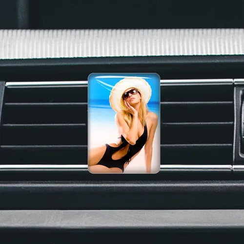 Vista 11 de Accesorios personalizados para ventilación de coche con foto y texto, clips personalizados para ventilación de aire para mujeres, hombres, niños