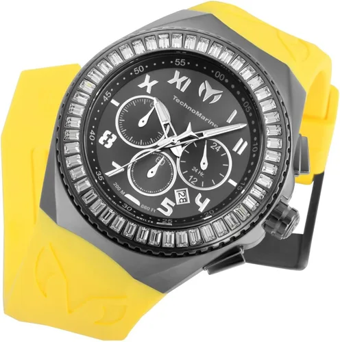 Vista 2 de TechnoMarine Ocean Manta TM-221039 - Reloj de cuarzo para hombre, Amarillo