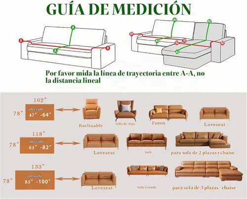 Vista 5 de Funda de sofá impermeable y antideslizante, protector de muebles resistente a las garras para gatos y perros, elegante funda de sofá a prueba