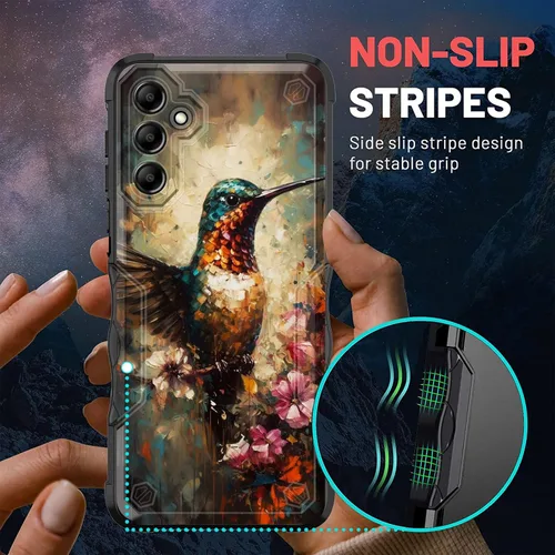 Vista 173 de Funda para Galaxy A14 5G, [Doble Capa][Protección contra Caídas de Grado Militar de 10 Pies] [Antideslizante] Funda Resistente a Prueba de Golpes