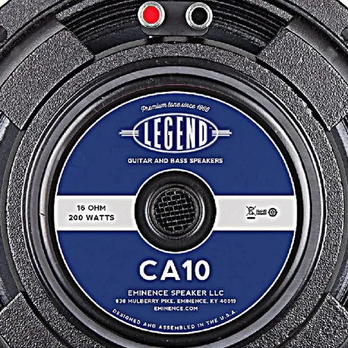 Vista 6 de Eminence Legend CA10-8 - Altavoz de guitarra bajo de 10 pulgadas, 200 vatios a 8 ohmios, color negro