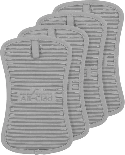 Vista 11 de All-Clad Soporte para ollas y almohadilla caliente: resistente al calor hasta 500 grados, 100% algodón, almohadilla caliente de 10 x 6.25 pulgadas