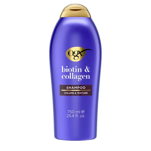 Vista 11 de Champú Organix Thick and Biotin completo y con colágeno, de 13 onzas