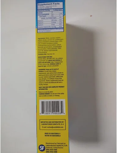 Vista 7 de Ballena Azul Aceite de Hígado de Hígado de Bacalao para Adultos y Niños, Aceite de Hígado de Bacalao para Adultos y Niños, Fuente de Vitaminas A, D