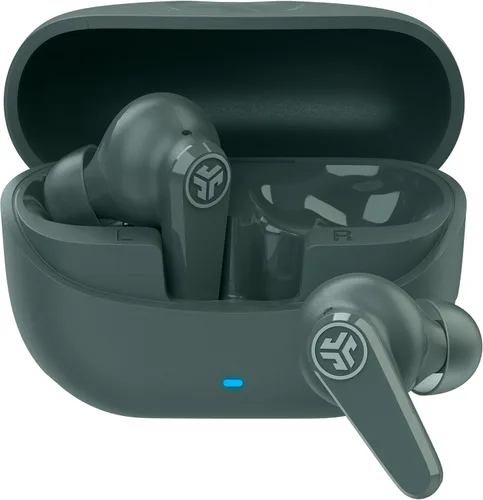 Vista 11 de JLab Go Pods ANC Auridífonos True Wireless Bluetooth con Estuche de Carga, Cancelación Activa de Ruido Híbrida + Sé Consciente para una Escucha Lila