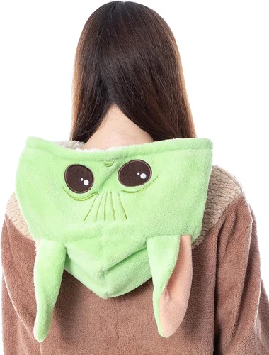 Vista 2 de Star Wars The Mandalorian - Pijama para adultos de The Child Grogu Kigurumi para hombres y mujeres, Multi