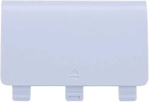 Vista 4 de 2 tapas de batería para control Xbox One parte trasera de la batería compatible con Xbox One One S One X controlador inalámbrico blanco
