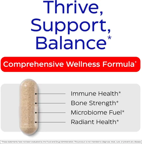 Vista 2 de Enzymedica Vitamina D3 K2, 5000 UI Vegan D3 + 90 mcg MK-7, suplemento a base de plantas con hongos shiitake y fibra prebiótica para apoyo óseo e