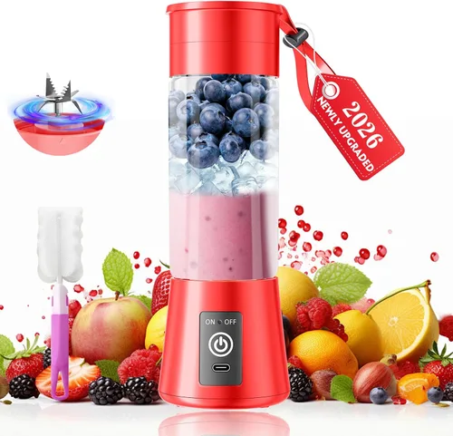 Vista 9 de 2026 Newly Upgraded Portable Smoothie Blender - Personal Travel Blender