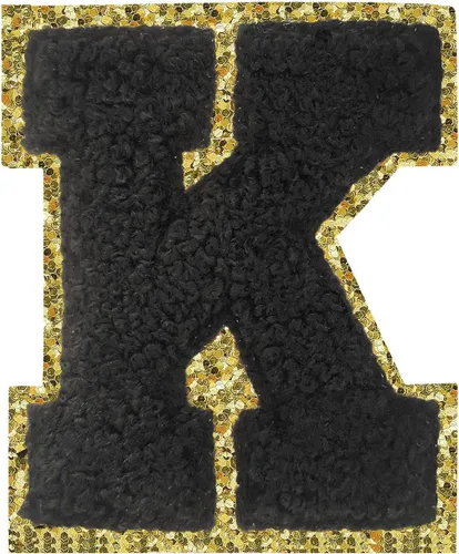 Vista 176 de 3Pcs Letter Patches Varsity Glitters Chenille,SPRT Iron on Blue Letter Patch,Alphabet Cloth Patch for Team Costume Decoration 3.1in Height S