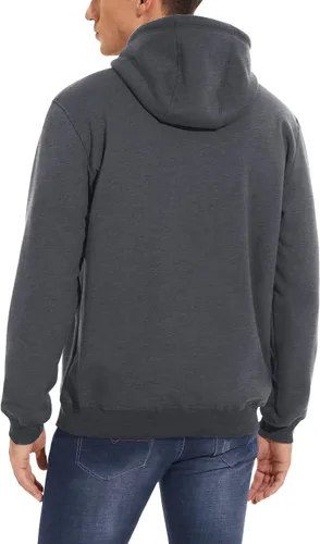 Vista 3 de MAGCOMSEN Sudadera con capucha de forro polar Sherpa para hombre