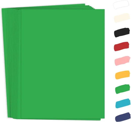 Vista 9 de 50 paquetes de cartulina negra 8.5 x 11, Goefun papel de impresora de cartulina de 65 lb para Halloween, álbumes de recortes, manualidades