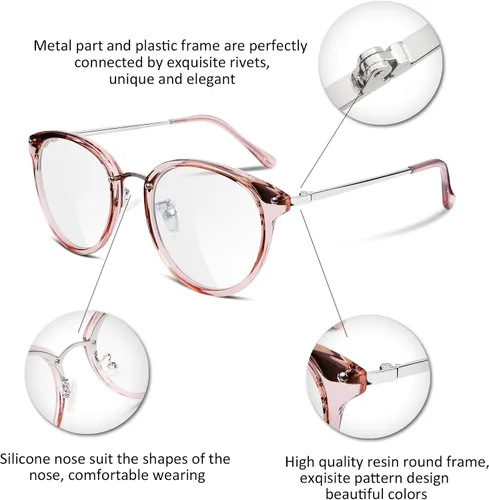 Vista 5 de FEISEDY - Lentes de sol para mujer, diseño vintage B2260