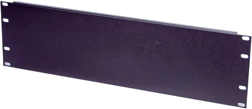 Vista 2 de RCB1090-3U 3U Panel de llenado en blanco para montaje en rack con bridas agregadas en la parte superior e inferior para rack de servidores estándar