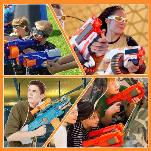 Vista 6 de WALWAL Mega Darts Foam Bullet Refill Pack - Compatible with Nerf N-Strike Mega Series - Safe Foam Ammunition for Kids, Teens, and Adults