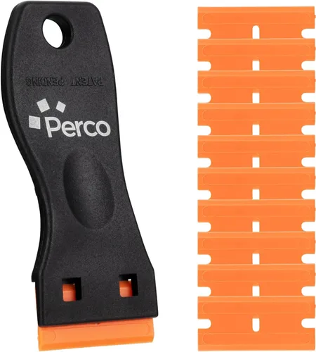 Vista 8 de Perco Removedor de Adhesivo Quitapegamento - ¡Nueva Fórmula Más Fuerte! - 3.3 oz con Raspador y Navaja de Plástico Spray Removedor de Pegamento