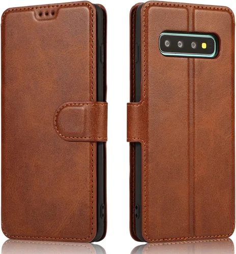 Vista 11 de QLTYPRI Funda tipo cartera para Samsung Galaxy S8, color negro