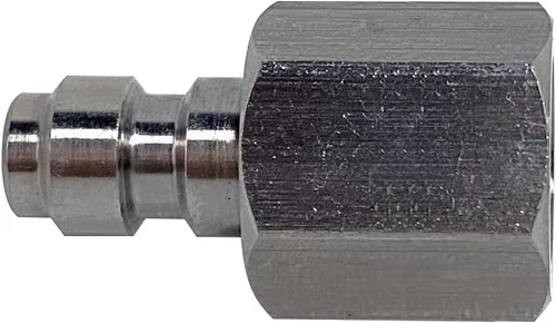 Vista 2 de 2 adaptadores de enchufe de desconexión rápida de 0.315 in, rosca hembra BSPP de acero inoxidable de 1/8 pulgadas, accesorios de carga PCP Paintball