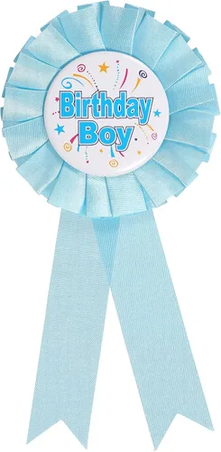 Vista 7 de uxcell Premio de cinta en blanco, broche de insignia de fiesta, broche para mujeres y hombres, colorido ramillete de satén de tela de cumpleaños