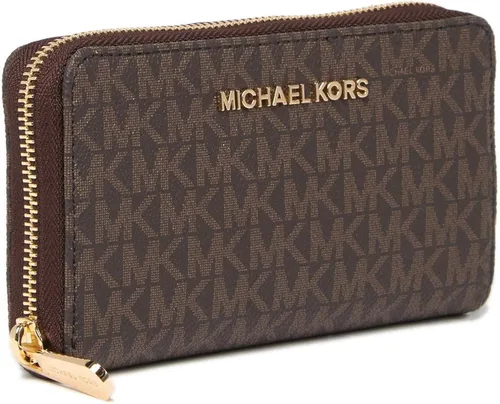 Vista 3 de Michael Kors Big Jet Set multifunción monograma cuero teléfono cartera