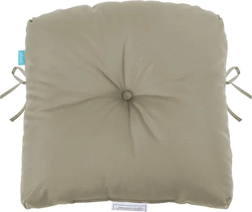 Vista 3 de QILLOWAY Juego de cojines para sillas de exterior con cuerdas, cojines de repuesto para muebles de patio (beige)
