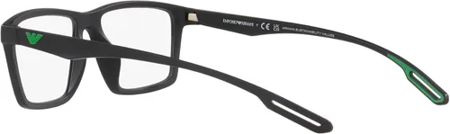 Vista 5 de Emporio Armani Men's Ea4189u Universal Fit Prescription Eyewear Frames with Two Interchangeable Sun Clip-ons Rectangular