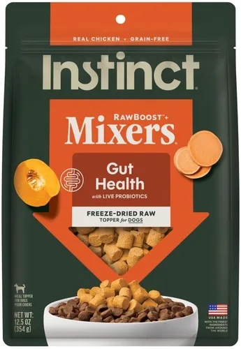 Vista 20 de Instinct Raw Boost Mixers, Topper de comida para perro liofilizada, receta sin granos - Carne natural 100%, bolsa de 6 oz