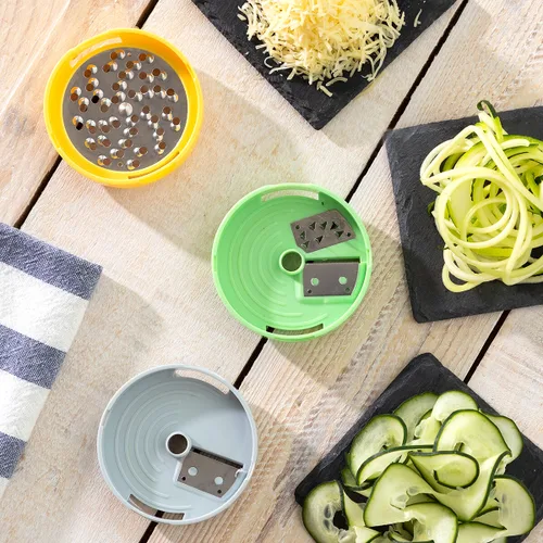 Vista 6 de Cortador de Verduras en Espiral y Rallador con Recetas Vigizer InnovaGoods