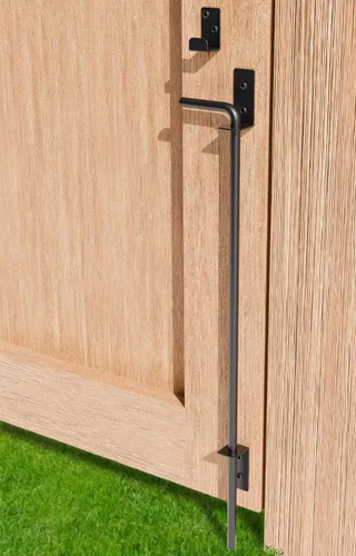 Vista 11 de Perno de caña de servicio pesado de 12 pulgadas, varilla de caída de puerta, herraje extra grueso, pestillo de suelo para cercas de madera, PVC