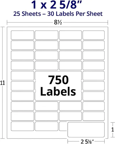 Vista 11 de Blank Labels Etiquetas de envío de media hoja, 5.5 x 8.5 pulgadas (5-1/2 x 8-1/2) etiqueta permanente blanca mate, inyección de tinta y láser