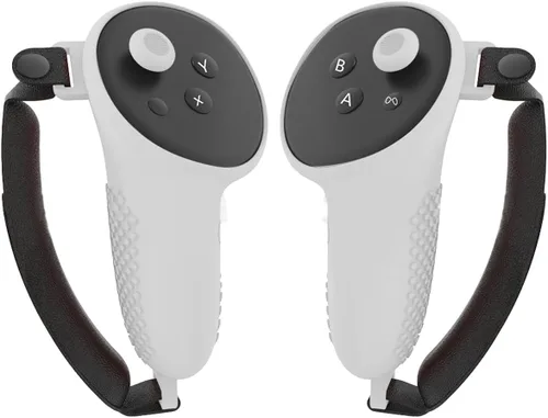 Vista 4 de Meta quest3 Accessories Grip Funda de silicona, máscara de realidad virtual, cubierta de carcasa de realidad virtual, cubierta protectora