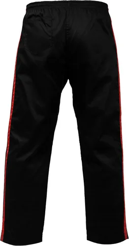 Vista 3 de PFG - Pantalones de karate a rayas para boxeo, artes marciales Muay Thai Kung fu, artes marciales
