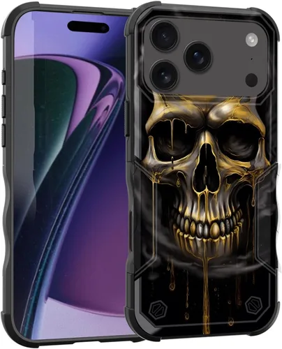 Vista 122 de Funda para iPhone Air, [doble capa] [protección contra caídas de grado militar de 10 pies] Funda resistente a prueba de golpes para iPhone Air
