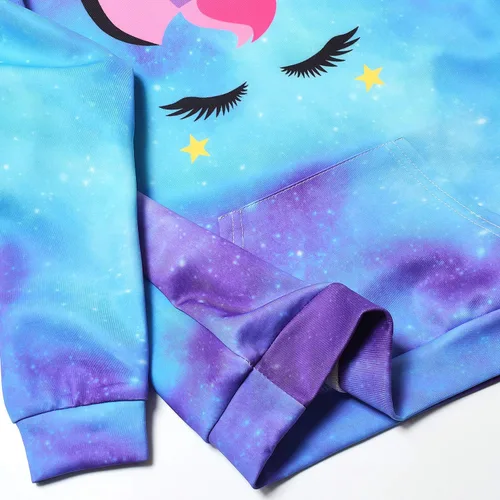 Vista 5 de Perfashion - Sudaderas con capucha de novedad para niñas, sudaderas con gorro para niños de 4 a 13 años