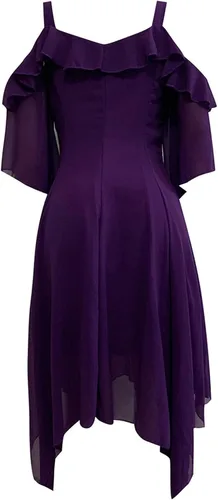 Vista 3 de ZEFOTIM Disfraz medieval para mujer, hombros descubiertos, mangas de murciélago, corsé con volantes, vestido de tubo gótico para cosplay
