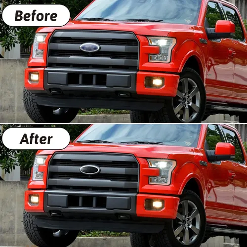 Vista 2 de para Ford Emblem, Emblema de Bandera Americana de 9.5 Pulgadas Negro para Superposición de Parrilla Delantera y Portón Trasero Compatible con F150