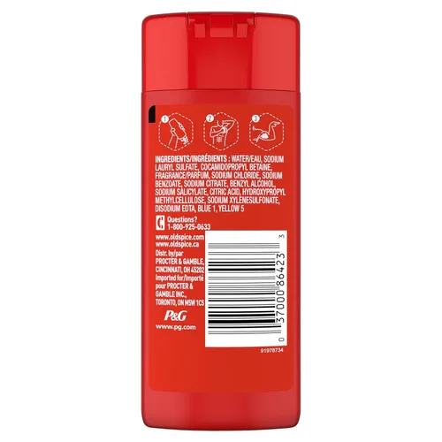Vista 10 de Old Spice Volcán antitranspirante y desodorante para hombre con carbón, 2.6 onzas (paquete de 3) con gel de baño Swagger tamaño viaje