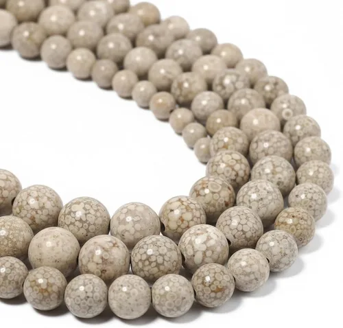 Vista 12 de 60 cuentas de piedra natural de 15⁄64 pulgadas (6 mm) con cuentas de amazonita pulidas, cuentas sueltas redondas de piedra natural con poder Piedra