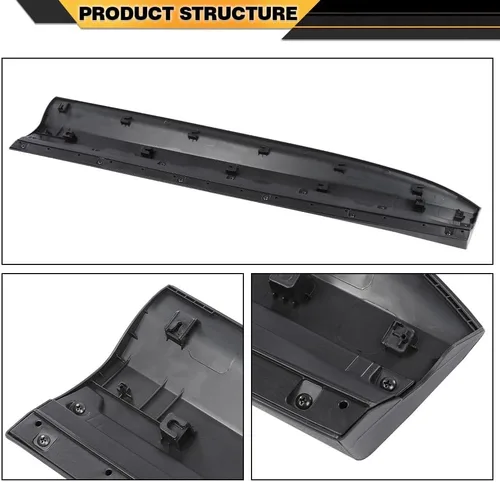 Vista 4 de CNNELL Guarnición de la puerta del lado del conductor del lado del conductor inferior compatible con Hyundai Santa Fe Sport 2013-2018