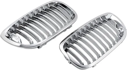 Vista 8 de CORP Para 2003-2006 E46 Serie 3 Coupe Cabriolet 2-Door LCI Facelift 1 par de parachoques delantero izquierdo derecho cromado Parachoques Parachoques